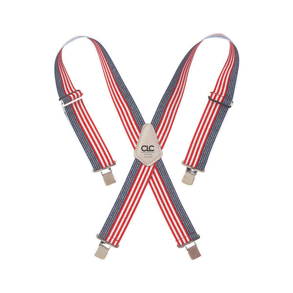 Clc Work Gear Clc Suspenders Rd/Wht/Bl 110USA